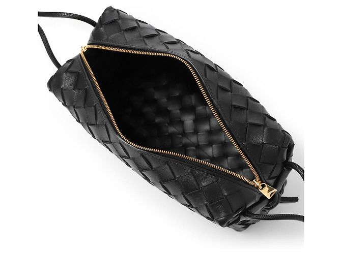 Borsa a tracolla Small Loop di Bottega Veneta Nero - vista 5