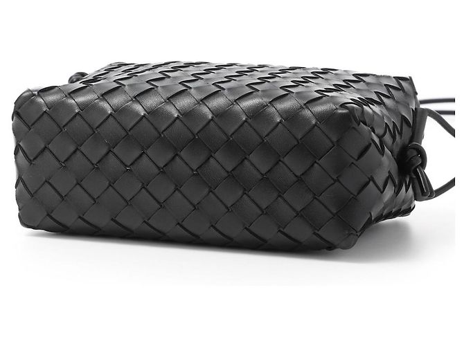 Borsa a tracolla Small Loop di Bottega Veneta Nero - vista 6
