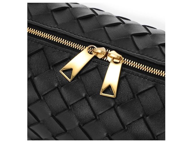 Borsa a tracolla Small Loop di Bottega Veneta Nero - vista 8