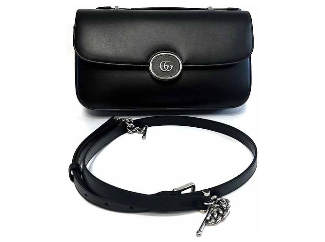 Gucci Piccola Borsa a Spalla GG Small Nera AABSG Nero - vista 11