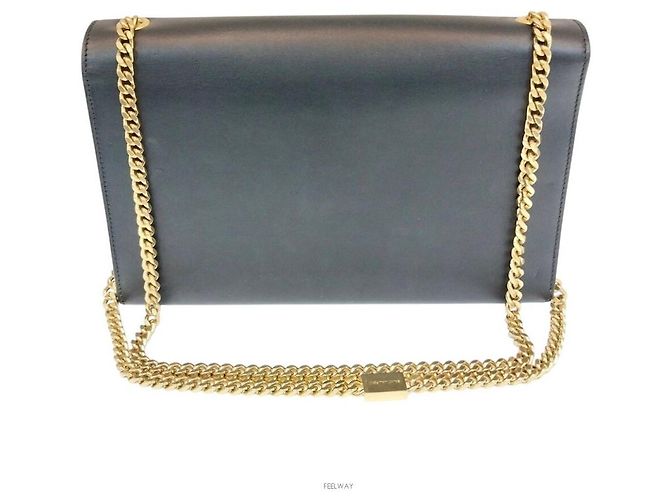 Saint Laurent Borsa a spalla media Kate Tassel Nero - vista 2
