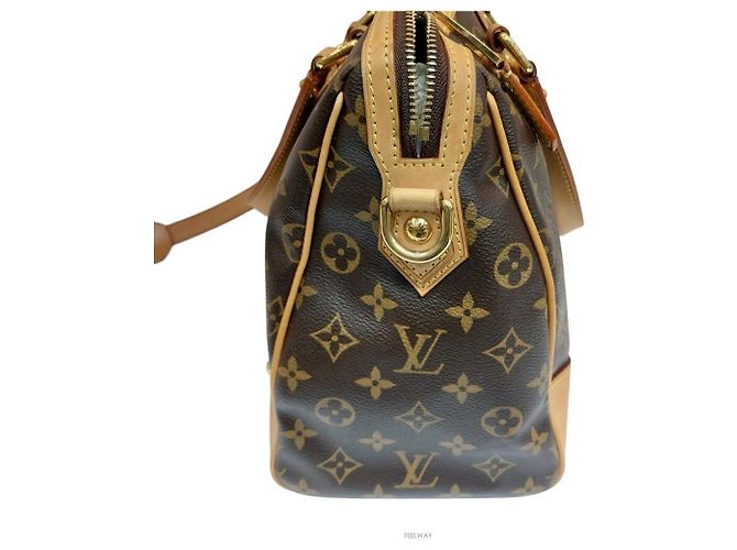 Louis Vuitton Borsa Tote Retiro PM Marrone - vista 3
