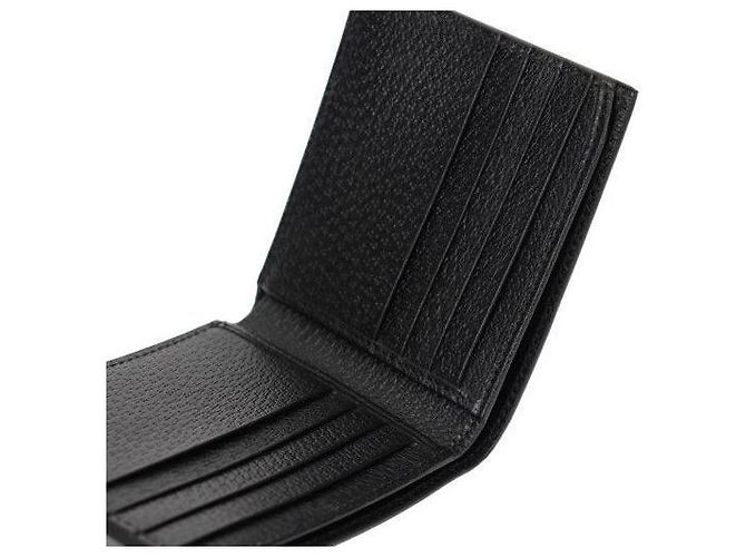Gucci Portafoglio GG Marmont Nero Hardware Dorato - vista 7