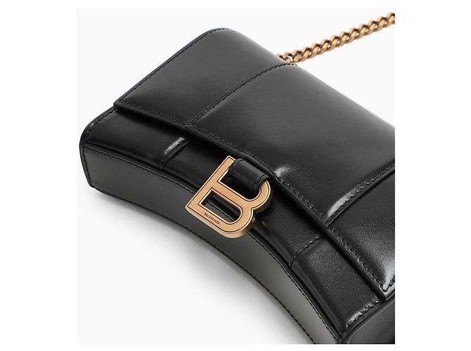 Balenciaga Portafoglio Hourglass a catena Nero - vista 6