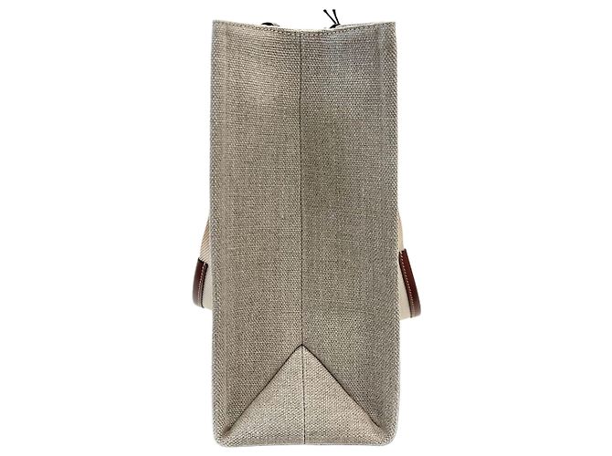 Chloé Logo Woody Medium Tote Bag Marrone - vista 3
