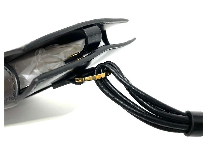 Jil Sander Borsa a tracolla per telefono Logo Tangle Nero - vista 12