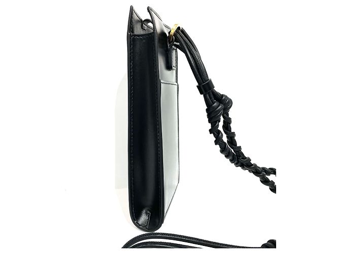 Jil Sander Borsa a tracolla per telefono Logo Tangle Nero - vista 4