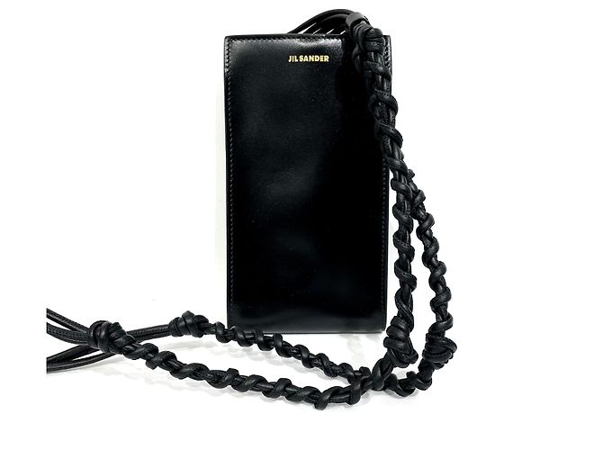 Jil Sander Borsa a tracolla per telefono Logo Tangle Nero - vista 6