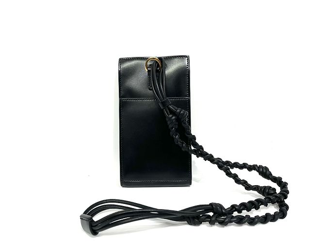 Jil Sander Borsa a tracolla per telefono Logo Tangle Nero - vista 7