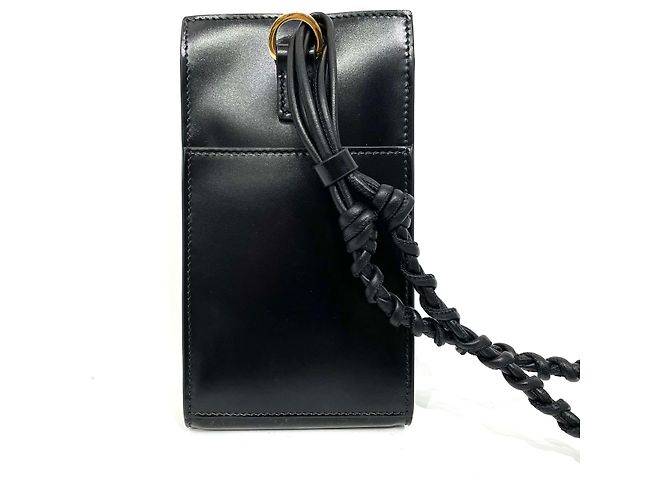 Jil Sander Borsa a tracolla per telefono Logo Tangle Nero - vista 8