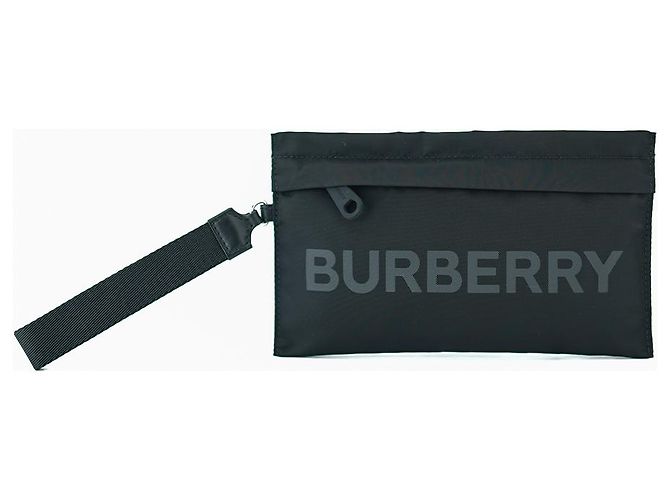 Burberry Pochette in nylon Black Nero - vista 2