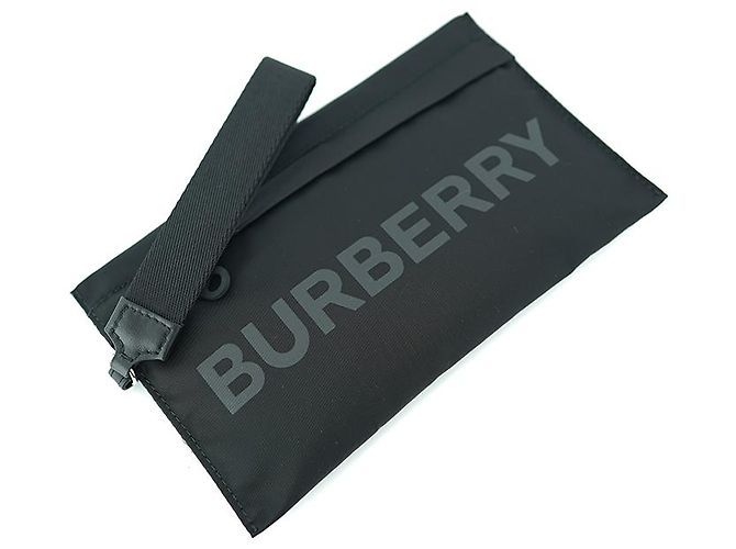 Burberry Pochette in nylon Black Nero - vista 5
