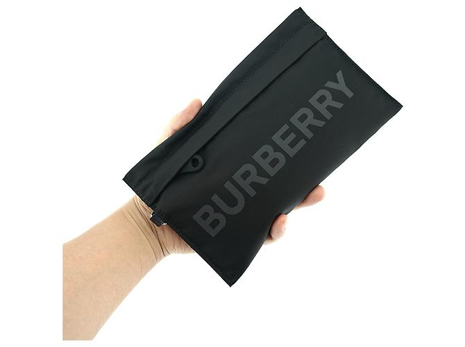 Burberry Pochette in nylon Black Nero - vista 6