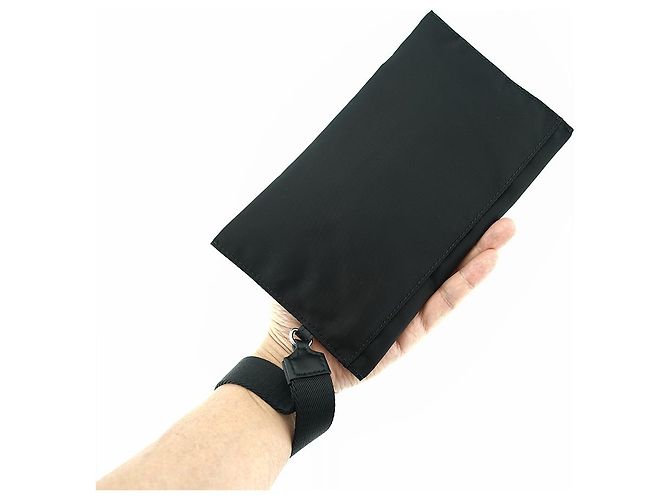Burberry Pochette in nylon Black Nero - vista 8