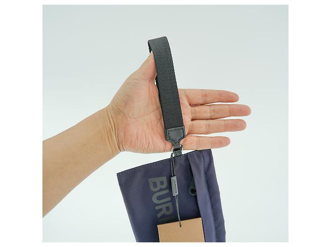 Burberry Bolsa de tirantes de nailon azul marino - vista 11