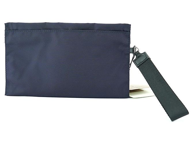 Burberry Bolsa de tirantes de nailon azul marino - vista 4