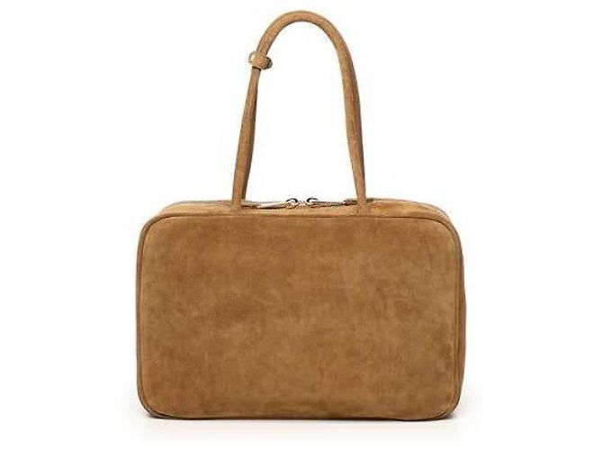 Miu Miu Borsa con fiocco in scamosciato Large Verde - vista 8