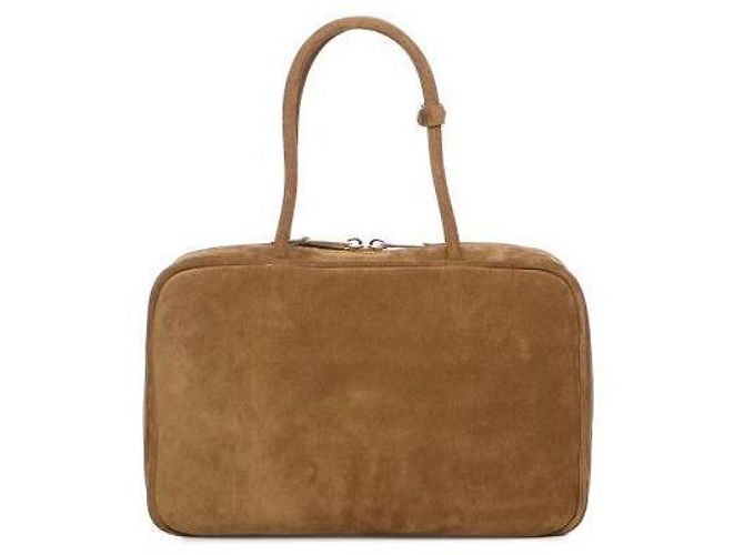 Miu Miu Borsa con fiocco in scamosciato Large Verde - vista 9