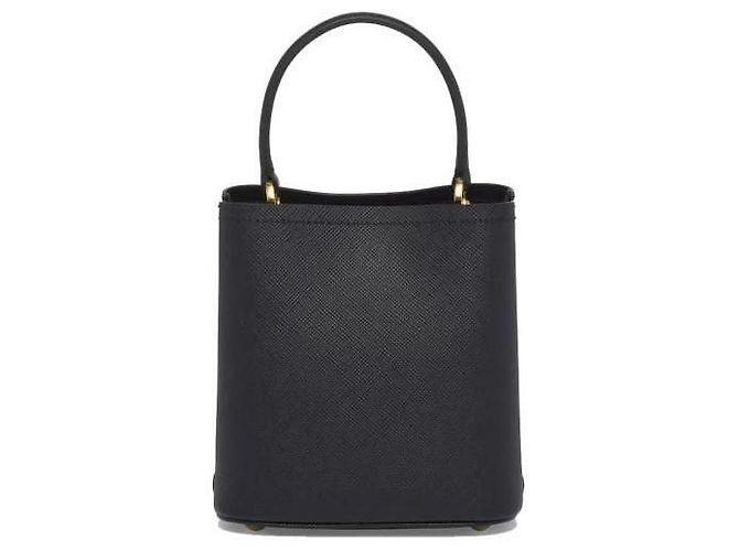 Prada Mini borsa in pelle Saffiano OOD Nero - vista 7