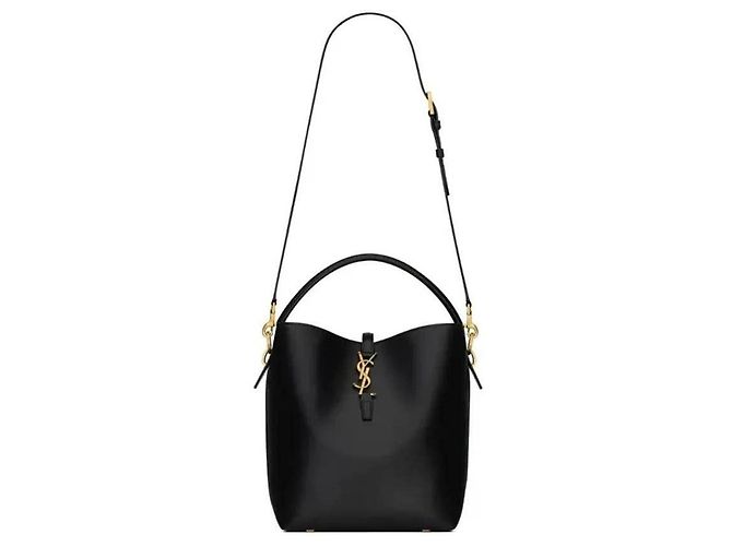 Saint Laurent Beuteltasche Schwarz - Ansicht 4