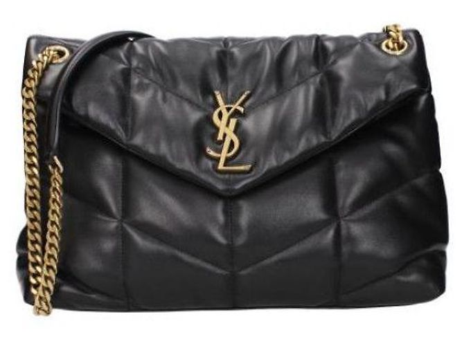 Saint Laurent Borsa media trapuntata Nero - vista 4