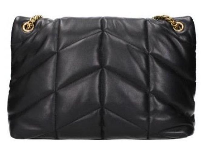 Saint Laurent Borsa media trapuntata Nero - vista 6