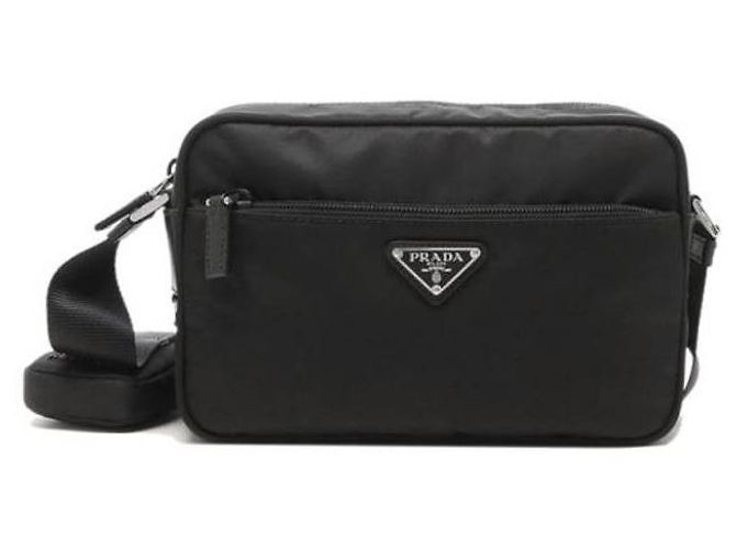Prada Borsa a Spalla in Re-Nylon Nero - vista 4