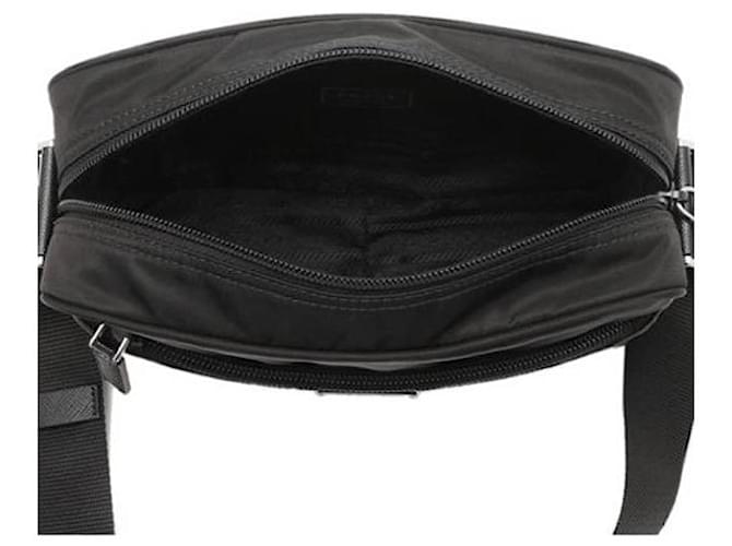 Prada Borsa a Spalla in Re-Nylon Nero - vista 8
