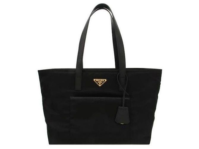 Prada Medium Re-Nylon Tote Bag Re-Edition Schwarz - Ansicht 4