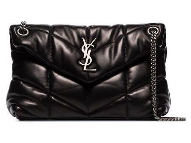 Saint Laurent Borsa piccola trapuntata Nero - vista 4