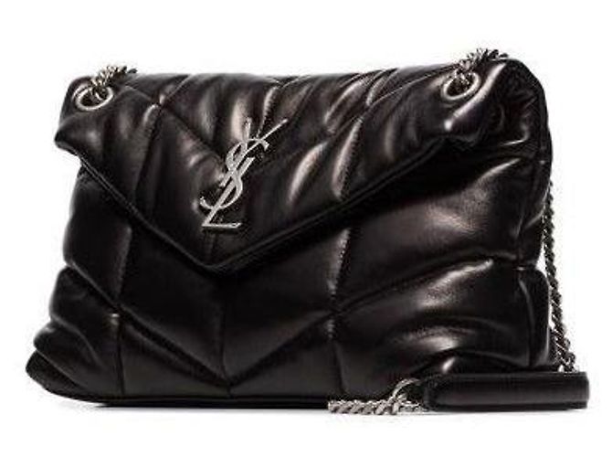 Saint Laurent Borsa piccola trapuntata Nero - vista 7