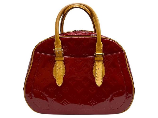 Louis Vuitton Borsa Tote Summit Drive Brevettata Rossa Rosso - vista 2