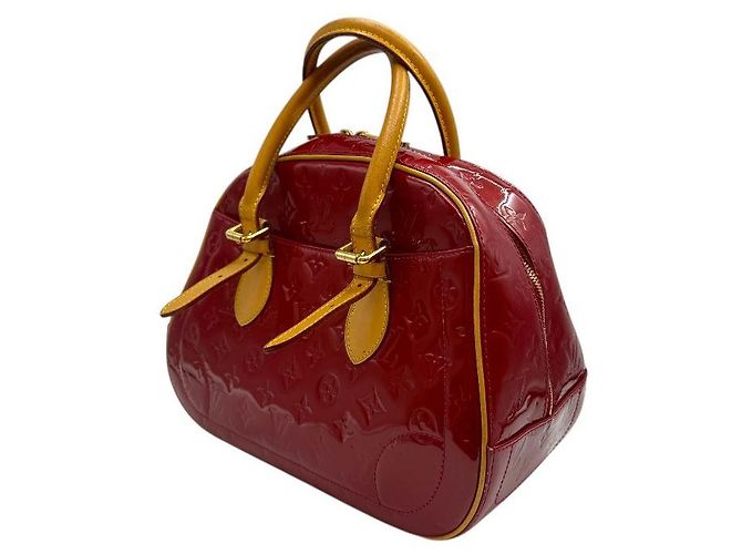 Louis Vuitton Borsa Tote Summit Drive Brevettata Rossa Rosso - vista 3