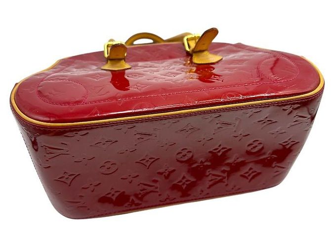 Louis Vuitton Borsa Tote Summit Drive Brevettata Rossa Rosso - vista 5