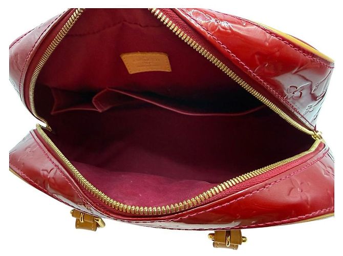 Louis Vuitton Borsa Tote Summit Drive Brevettata Rossa Rosso - vista 8