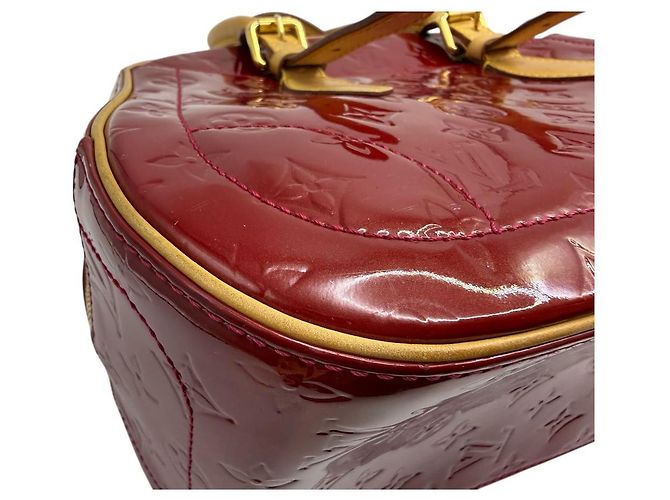 Louis Vuitton Borsa Tote Summit Drive Brevettata Rossa Rosso - vista 9