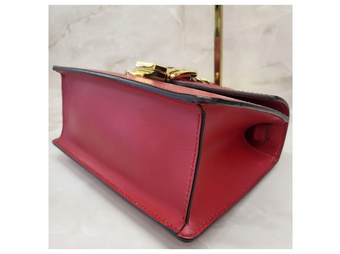 Gucci Sylvie Mini rote Handtasche mit Obergriff - Ansicht 6
