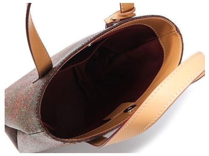 Etro Borsa Tote Paisley Marrone - vista 10