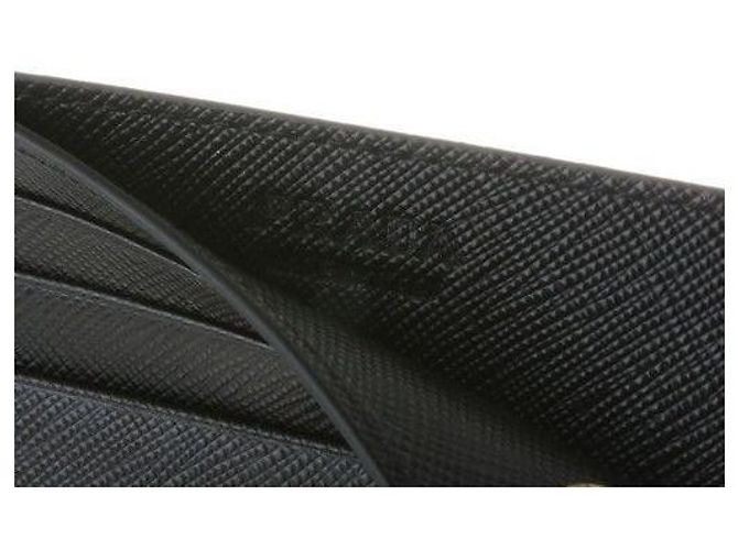 Prada Kartenhalter Triangle Logo Schwarz QHH - Ansicht 7