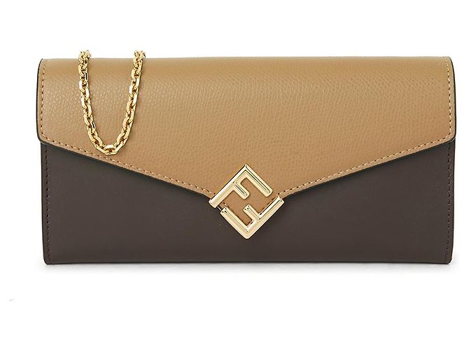 Fendi Cartera larga con cadena para mujeres - vista 2