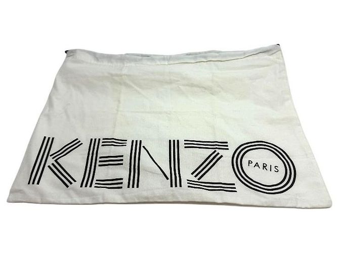 Kenzo Bolsa de mão com aba e logo em patch Multicor - vista 6