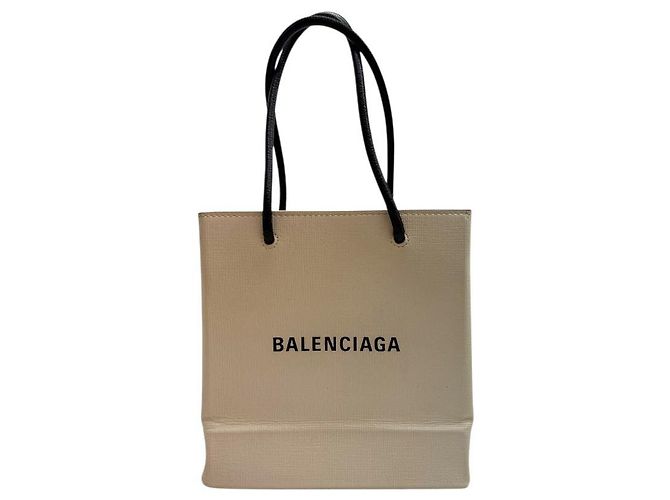 Balenciaga Borsa Tote XXS Bianca Bianco - vista 2