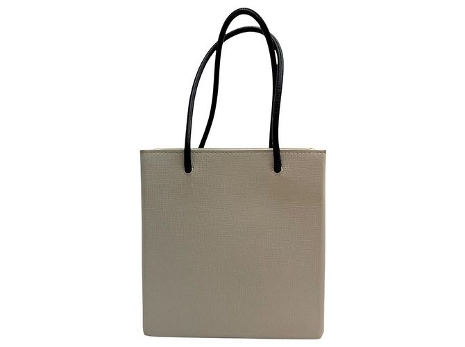 Balenciaga Borsa Tote XXS Bianca Bianco - vista 4