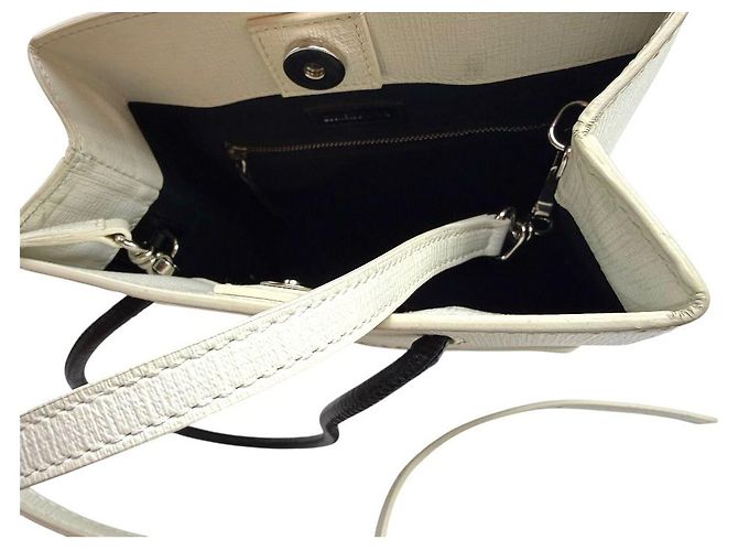 Balenciaga Borsa Tote XXS Bianca Bianco - vista 7