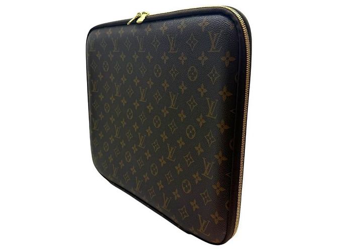 Louis Vuitton Custodia per Laptop Monogramma Marrone - vista 3