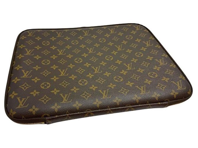 Louis Vuitton Custodia per Laptop Monogramma Marrone - vista 5