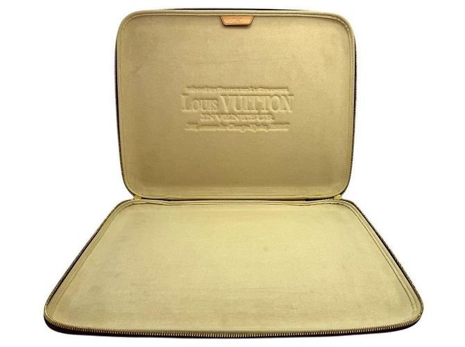 Louis Vuitton Custodia per Laptop Monogramma Marrone - vista 6