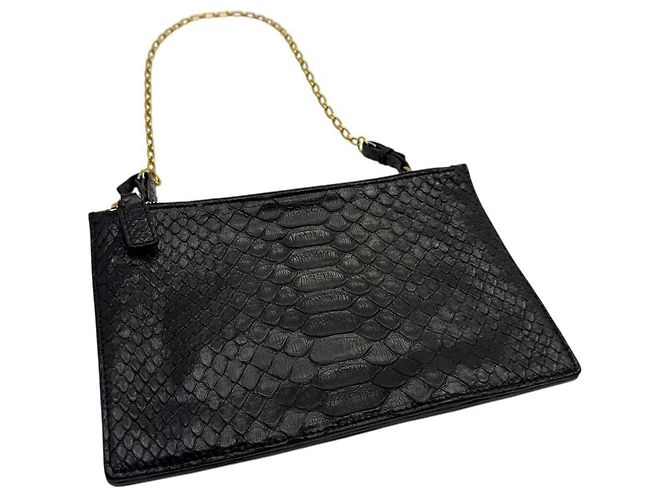 Céline Mini bolsa de corrente Python Preta Preto - vista 5