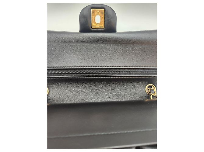 Chanel Clásico Medio Cordero Negro Condición - vista 10