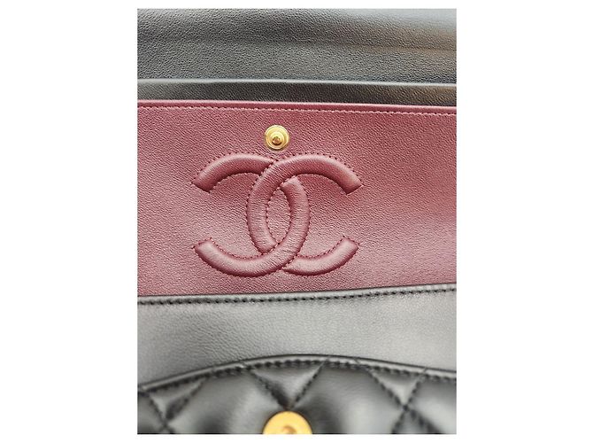 Chanel Clásico Medio Cordero Negro Condición - vista 11